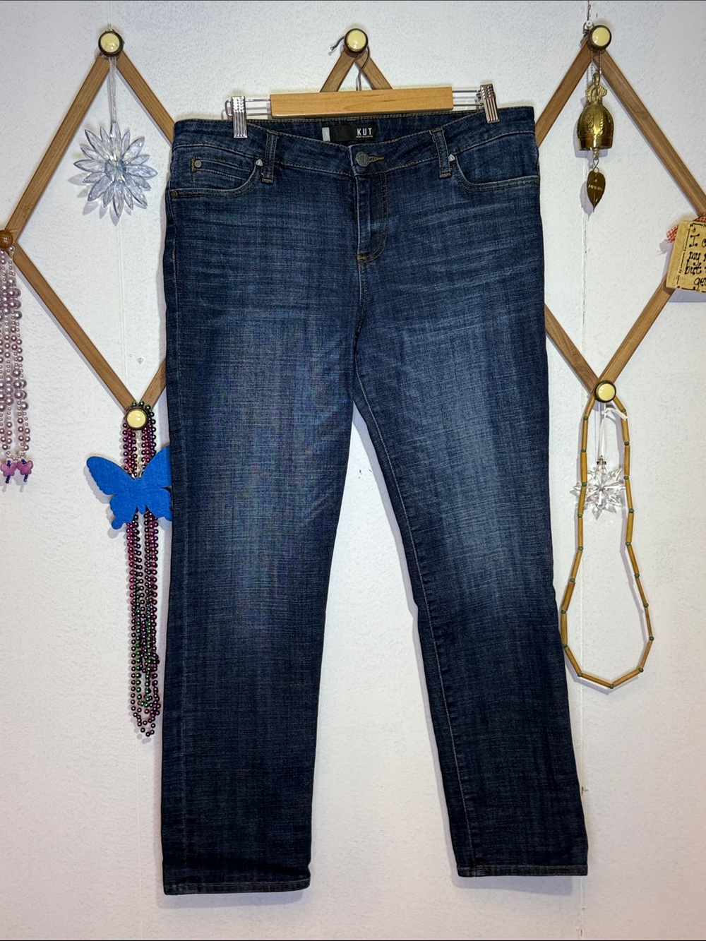 Kut from the Kloth Indigo Straight Leg Jeans